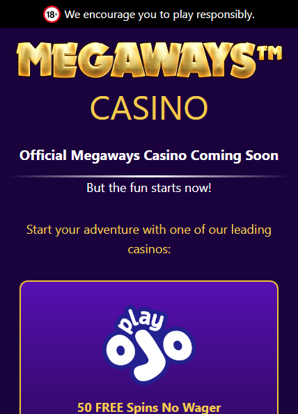 Megaways Casino Mobile screenshot